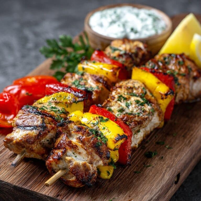 Dill Pickle Chicken Skewers Recipe
