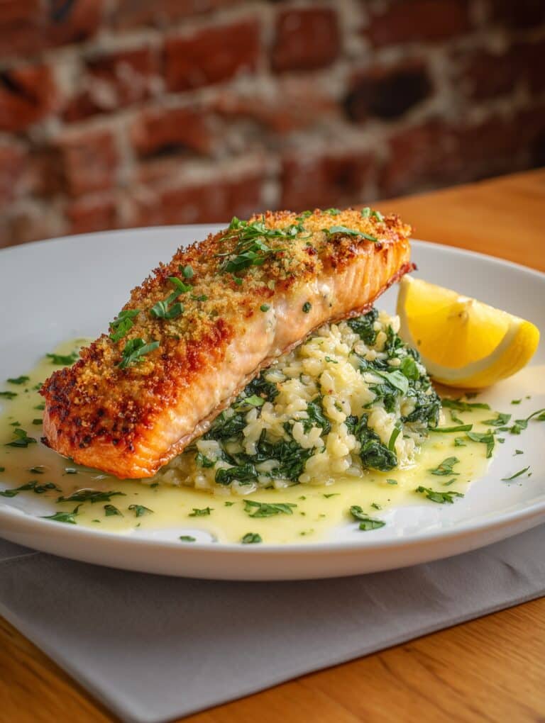 Crispy Salmon Rice Bowl Recipe