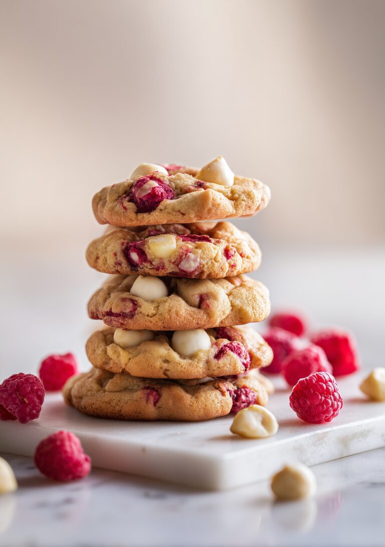 Raspberry Chocolate Chip Cookies Recipe