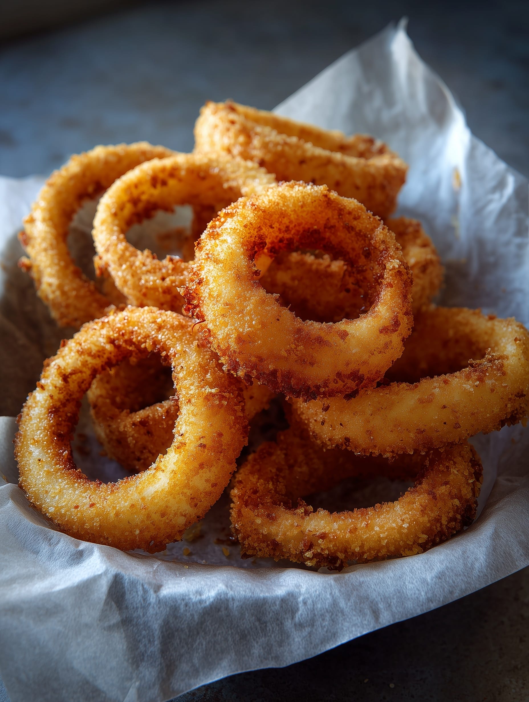 Crispy Onion Ring Chips Recipe - Recipe Image