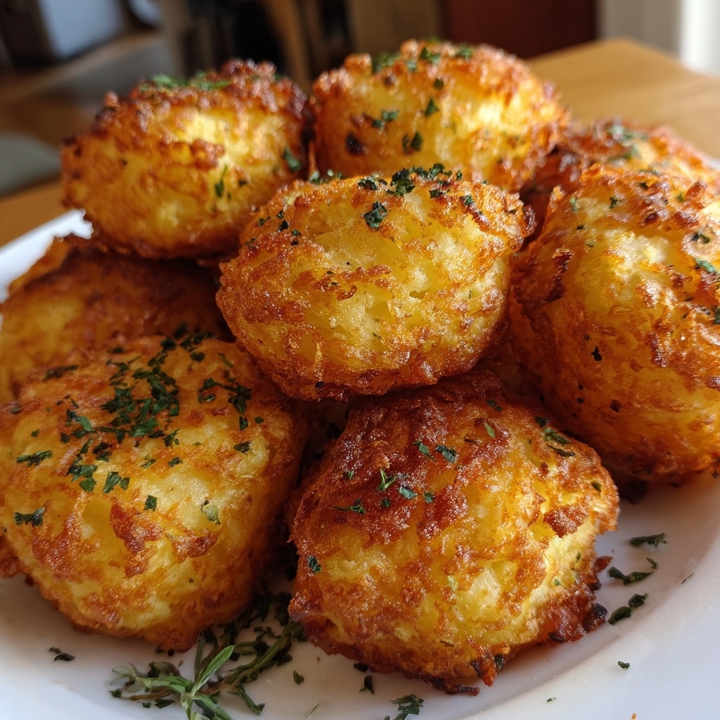 Cheesy Mashed Potato Puffs Recipe - Recipe Image