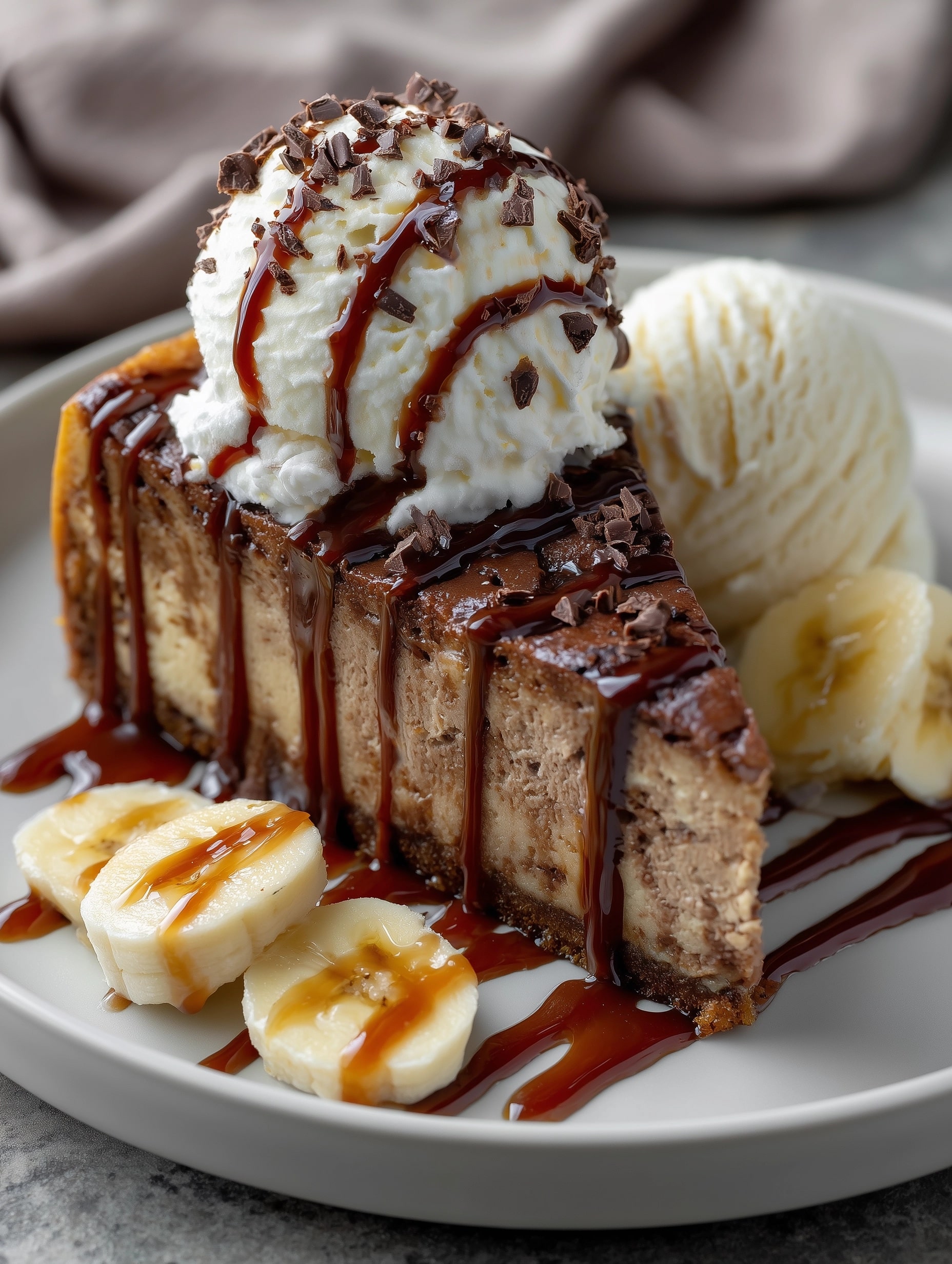 Chocolate Peanut Butter Swirl Pie Recipe - Recipe Image