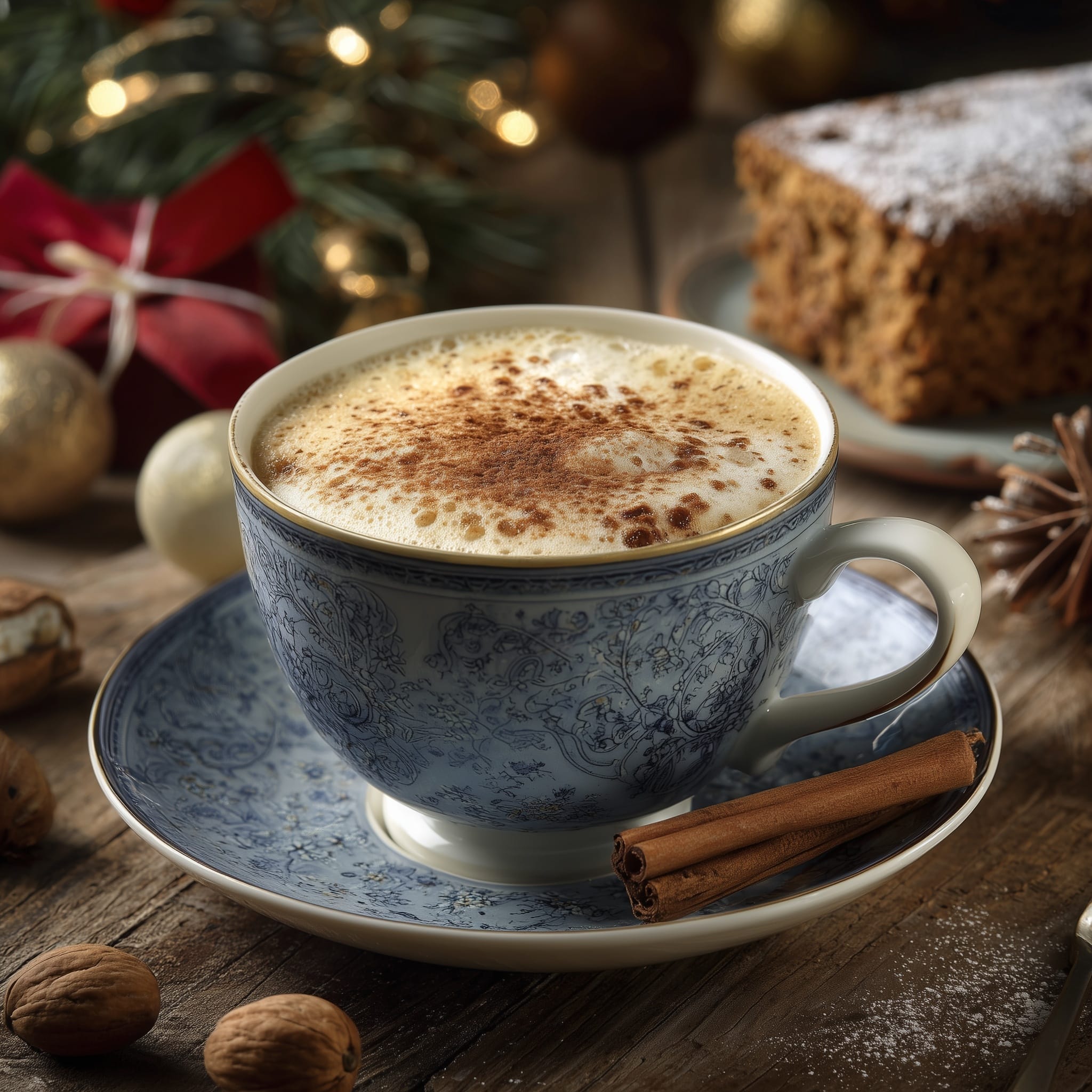 Gingerbread Oatmilk Chai Latte Recipe - Recipe Image