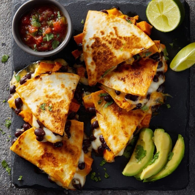 Black Bean Veggie Quesadilla Recipe