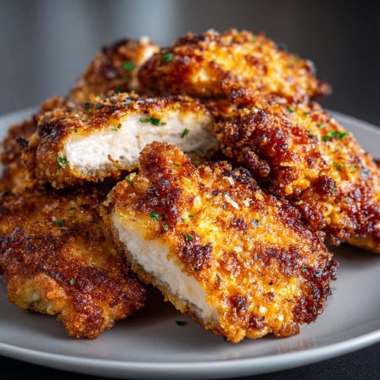 Crispy Parmesan Crusted Chicken Recipe
