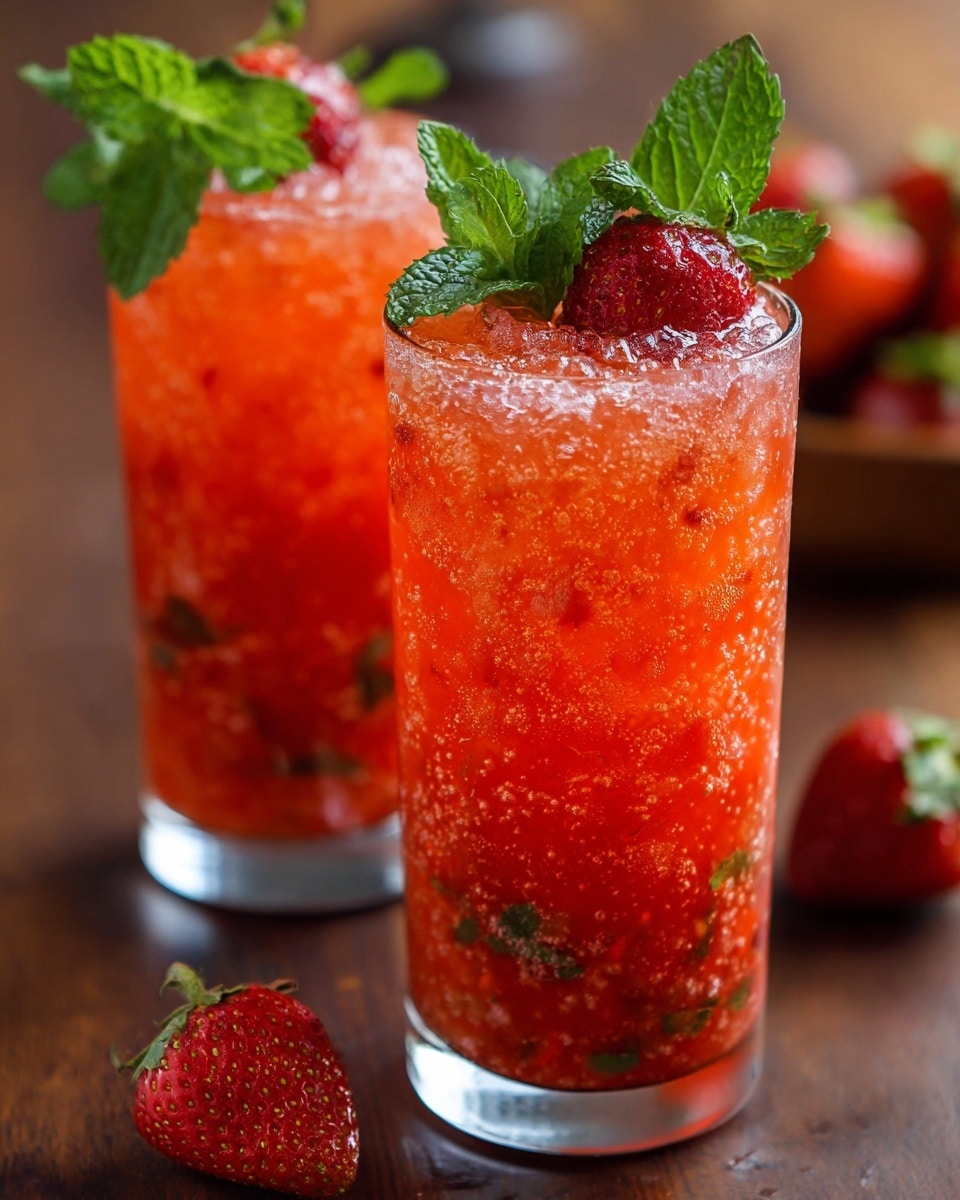 Dirty Strawberry Soda Recipe - Recipe Image