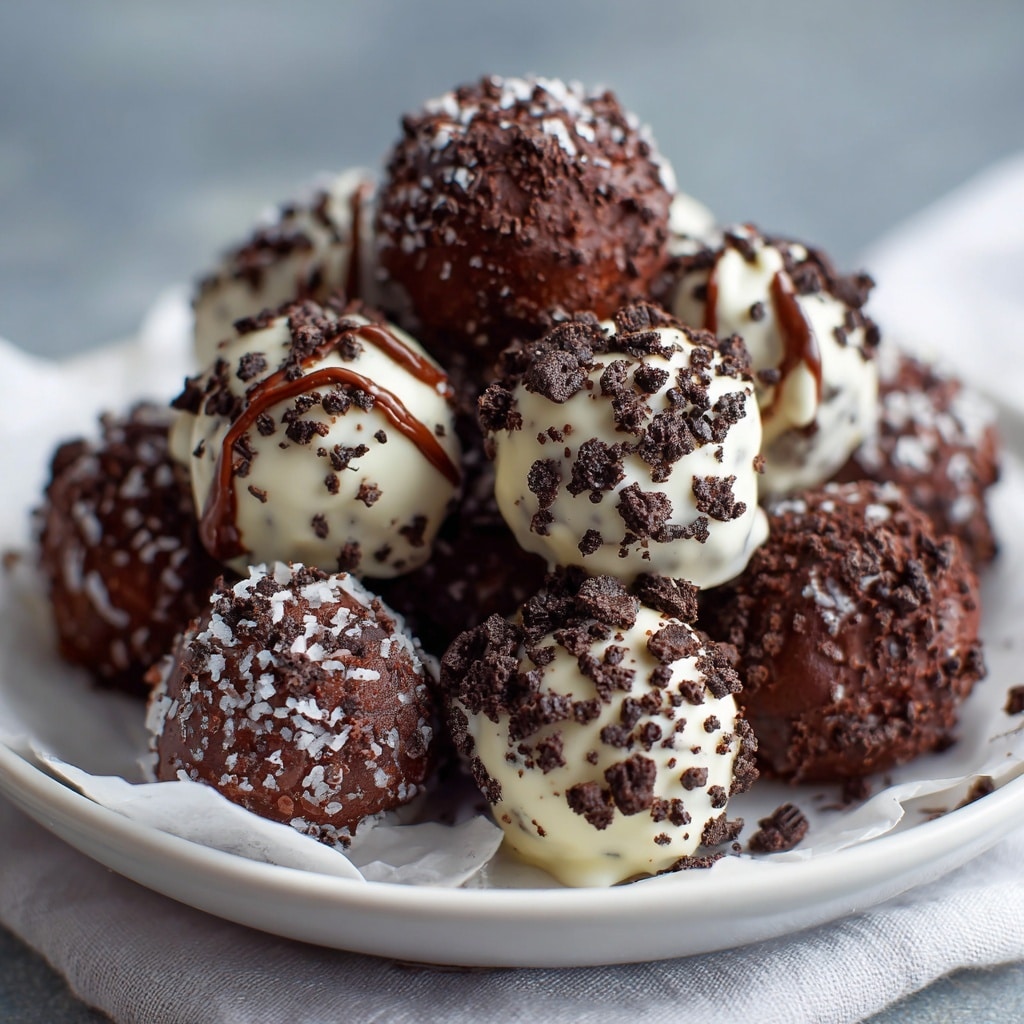No-Bake Brownie Bites Recipe - Recipe Image