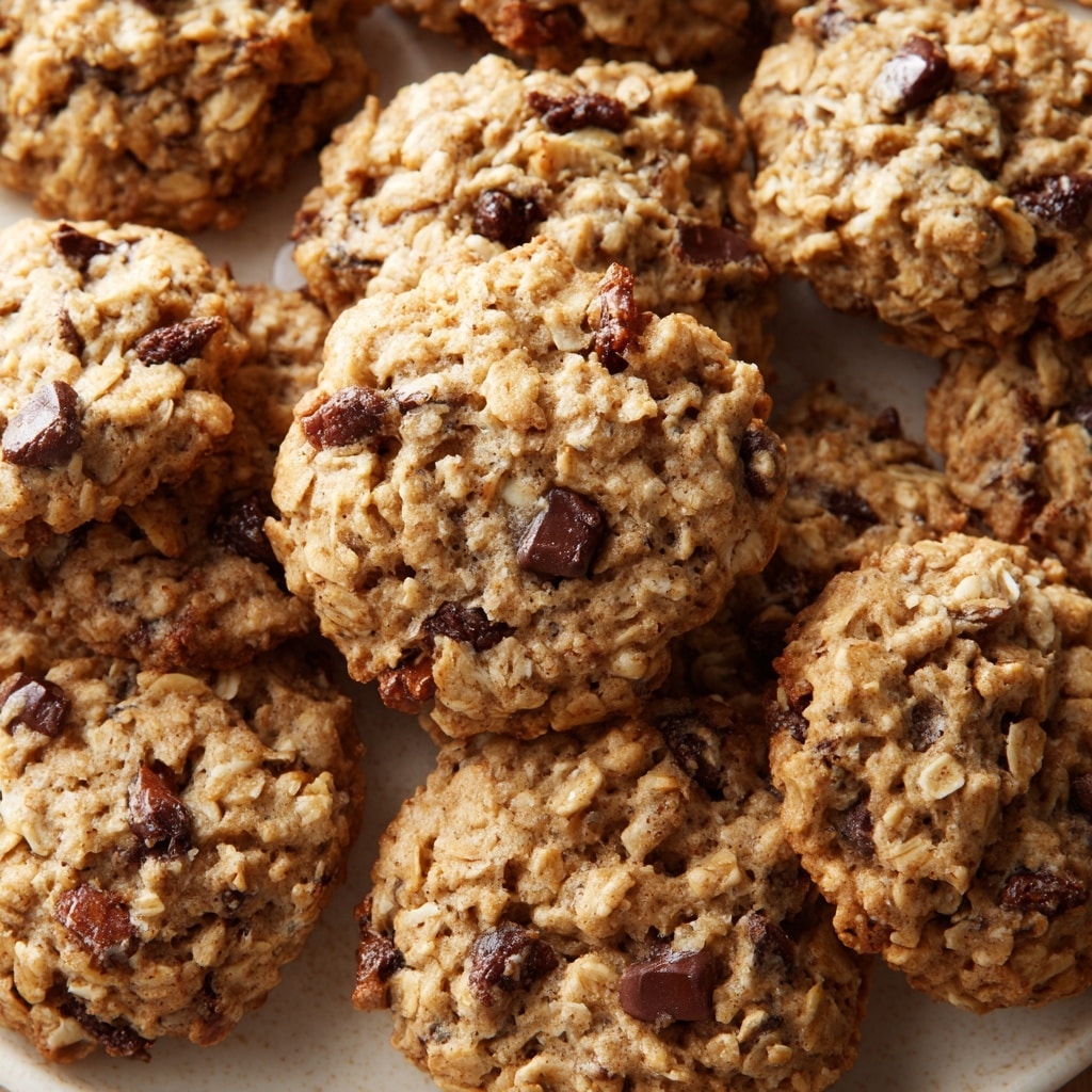 Low-Sugar Applesauce Oatmeal Cookies Recipe - Recipe Image