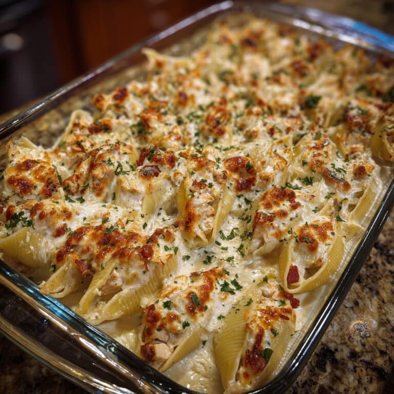 Creamy Seafood Stuffed Shells Recipe