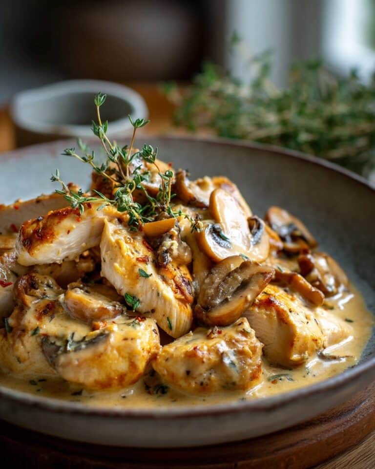 Creamy Slow Cooker Chicken Marsala Recipe