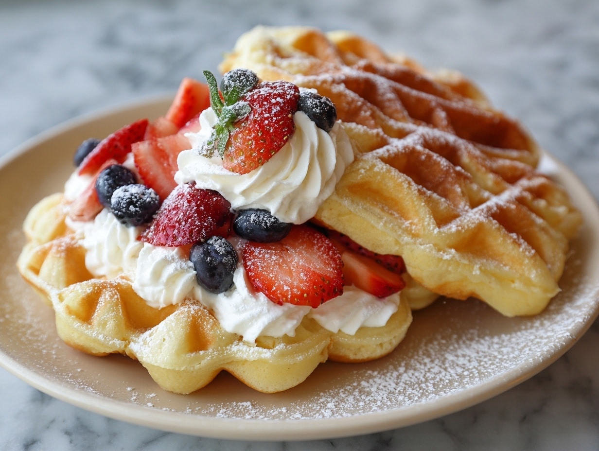 French Toast Waffles Recipe - Recipe Image