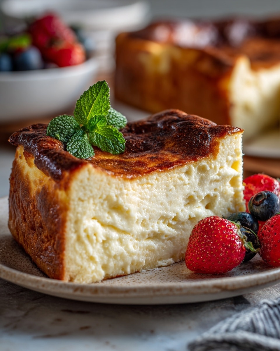 Burnt Basque Cheesecake (Loaf Pan) Recipe - Recipe Image