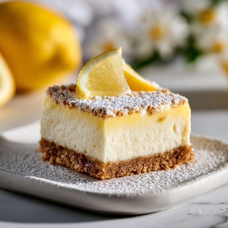 Lemon Cottage Cheese Bars Recipe