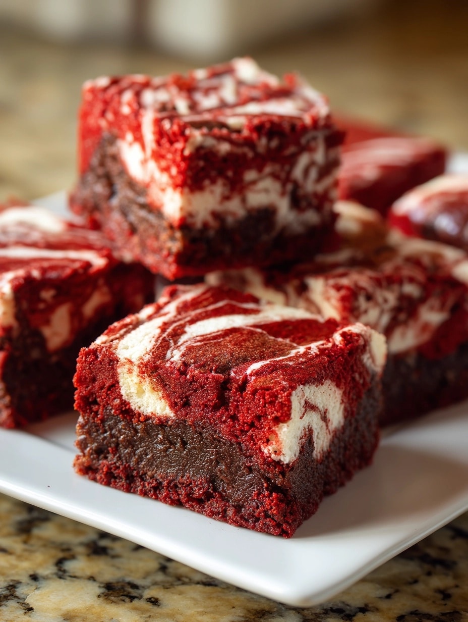 Red Velvet Brownies Recipe - Recipe Image