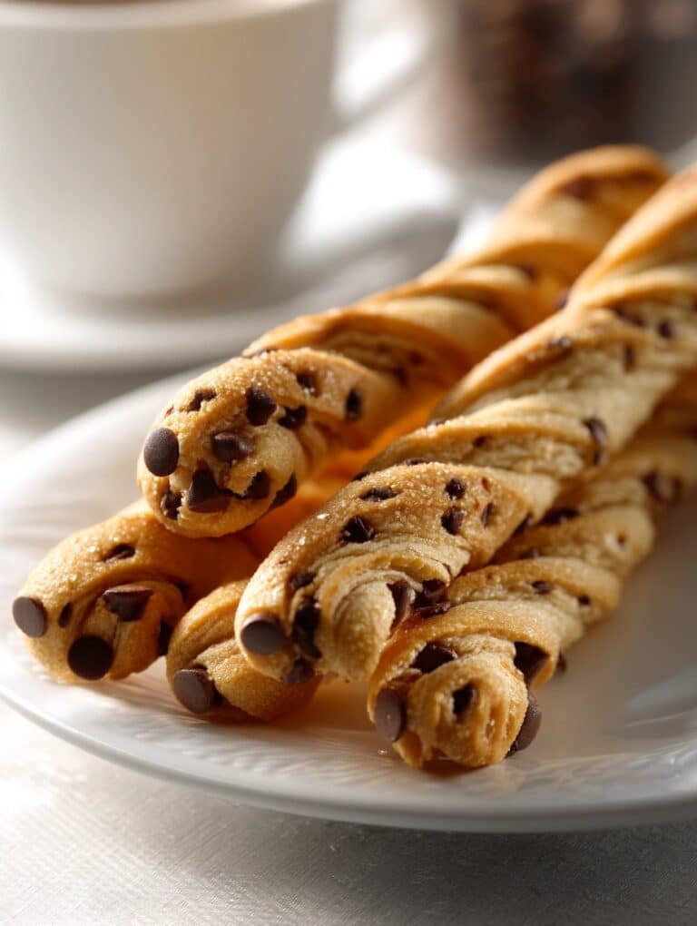 Chocolate Chip Cookie Dough Twists Recipe