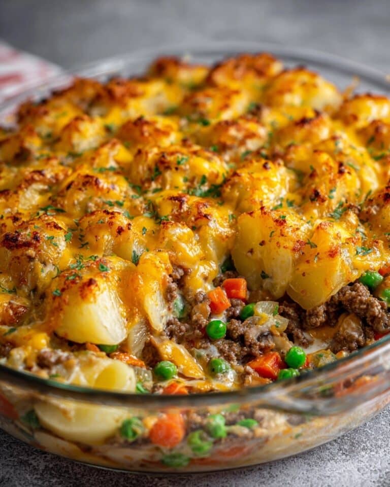 One-Pan Cheesy Beef and Potato Skillet Recipe