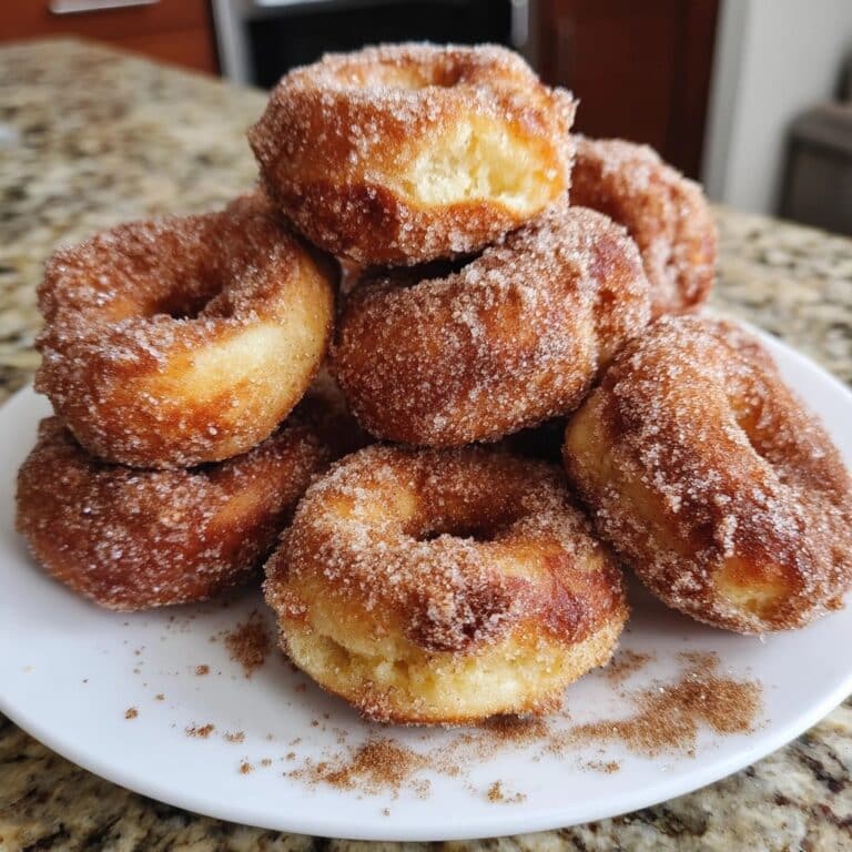 Cinnamon Sugar Twist Donuts Recipe