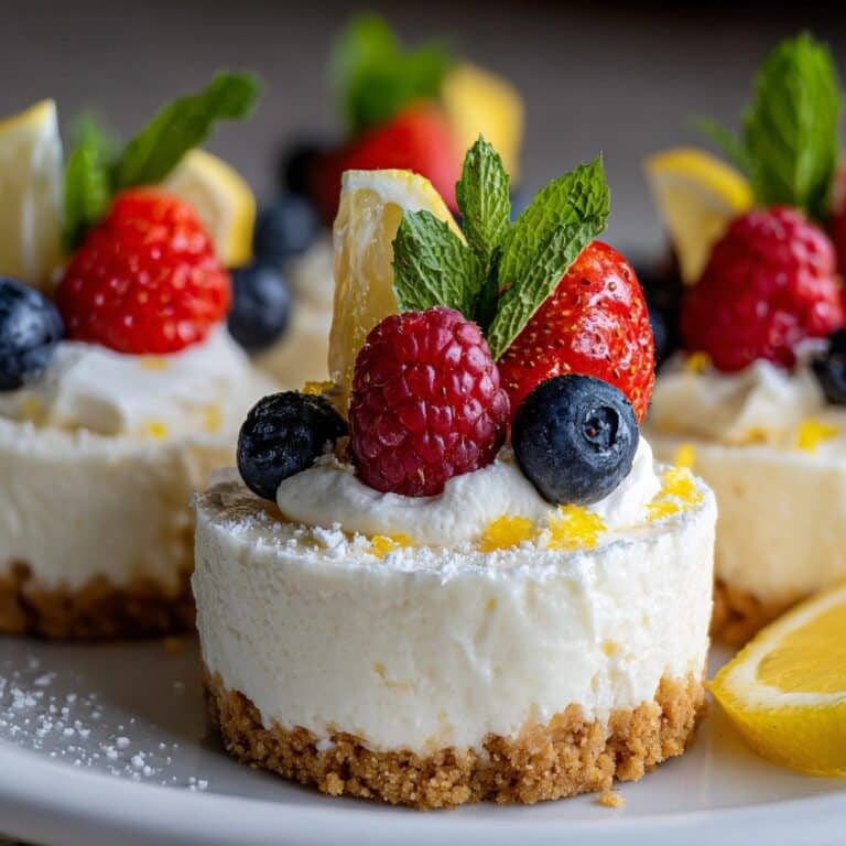 Patriotic Mini Cheesecakes Recipe