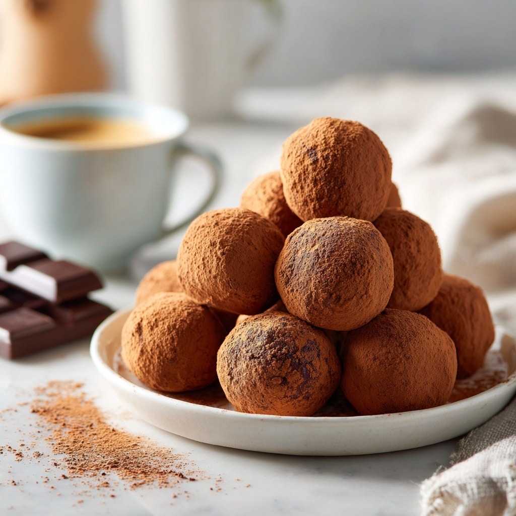 Chocolate Chickpea Truffles Recipe - Recipe Image