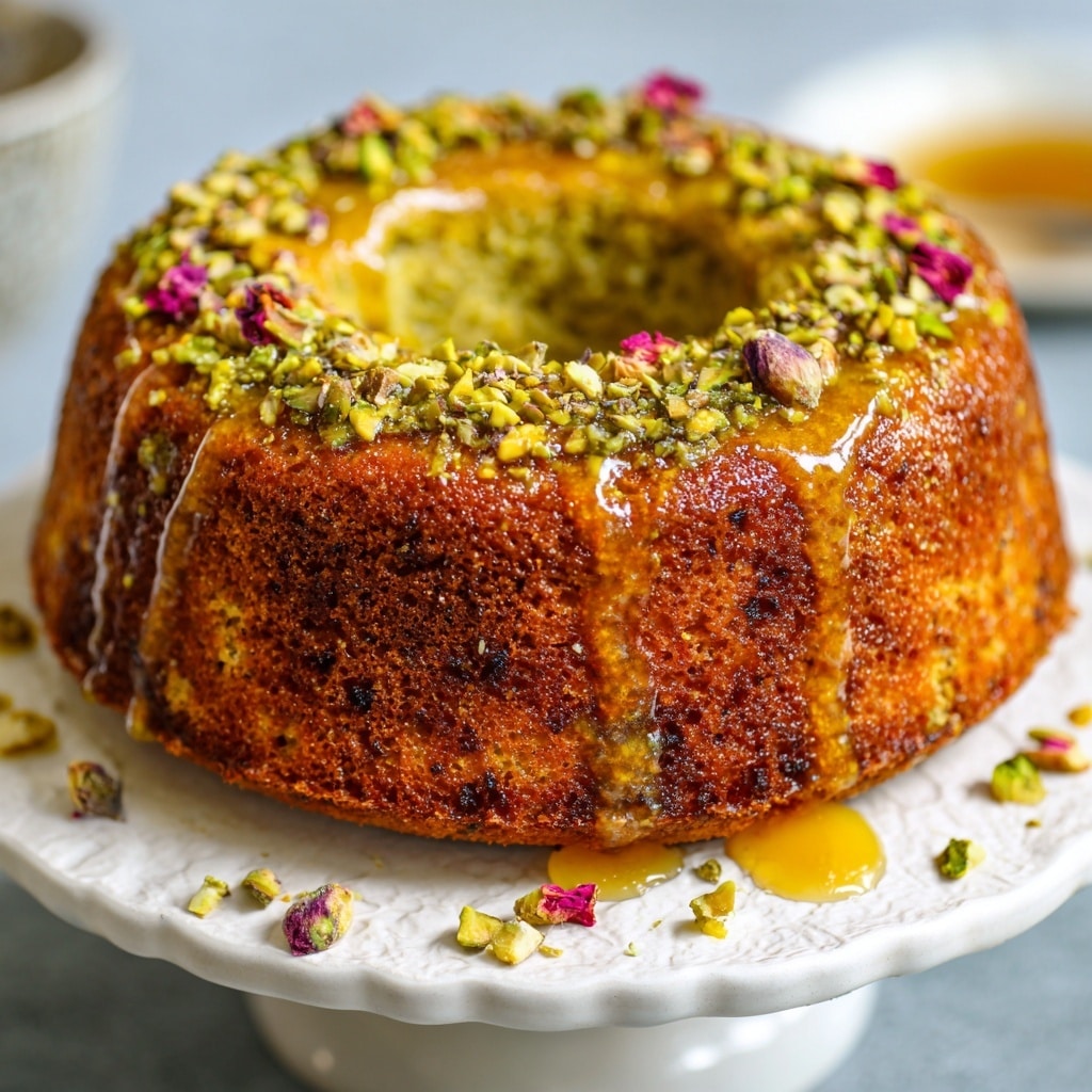 Flourless Orange Pistachio Cake Recipe - Recipe Image