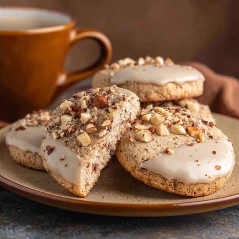Almond Shortbread Cookies with Icing Recipe