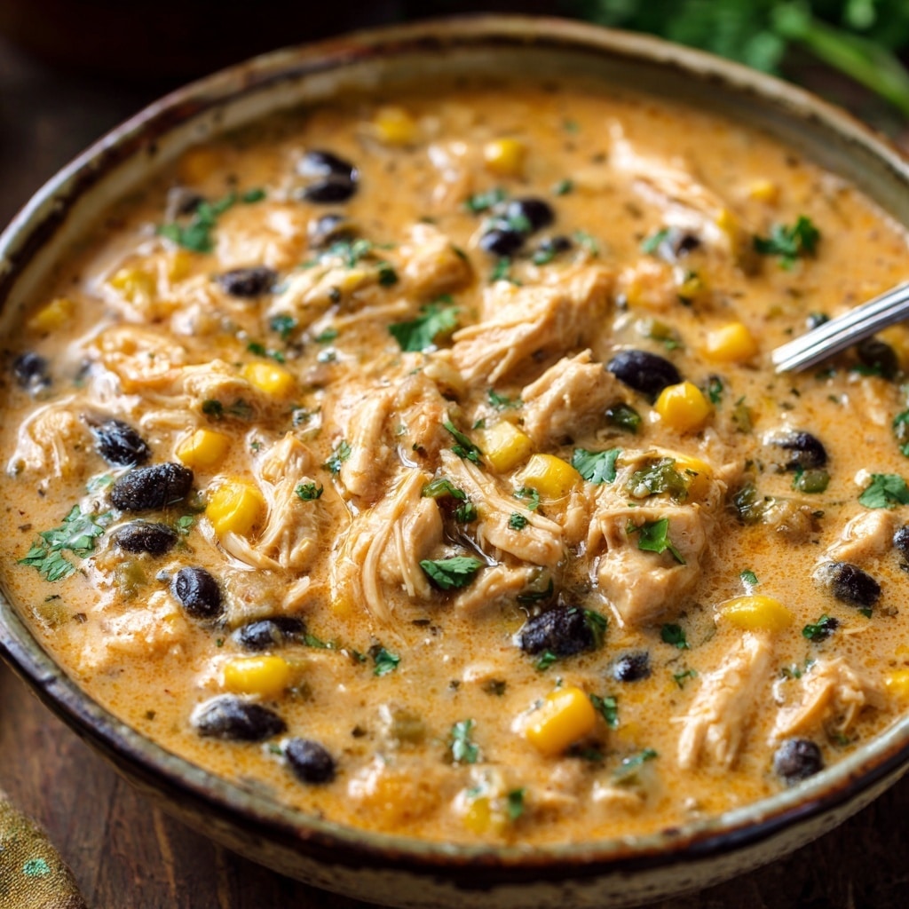 Creamy Chicken Queso Soup Recipe - Recipe Image