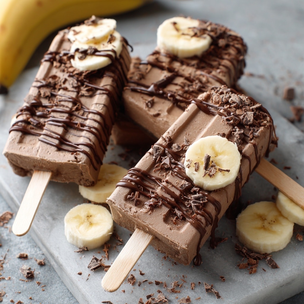 Chocolate-Covered Banana Ice Cream Bars Recipe - Recipe Image