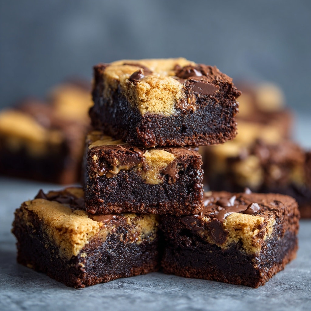 Layered Broonie: A Delicious Combination of Brownie and Cookie Recipe - Recipe Image