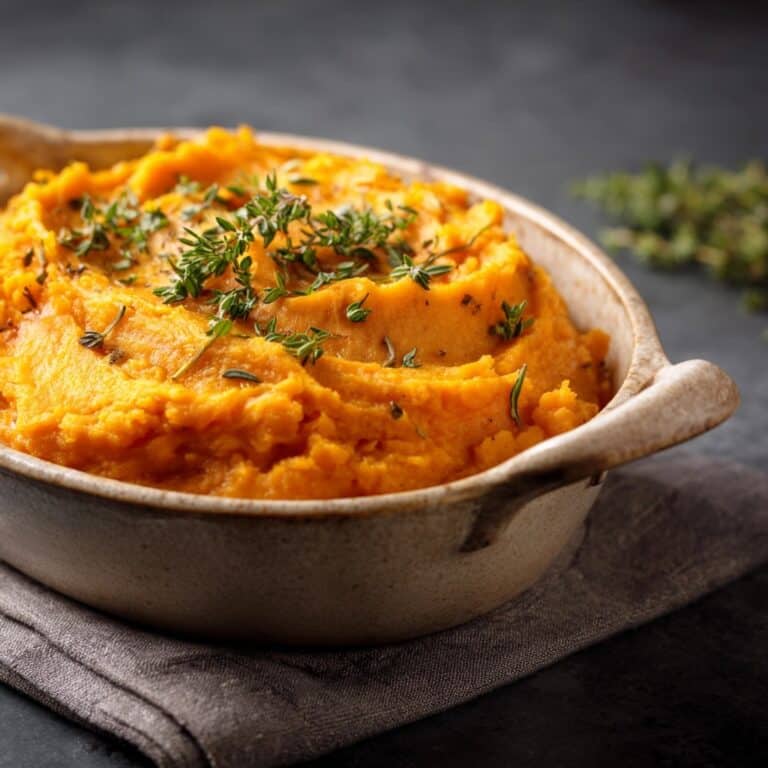 Honey Butter Mashed Sweet Potatoes Recipe