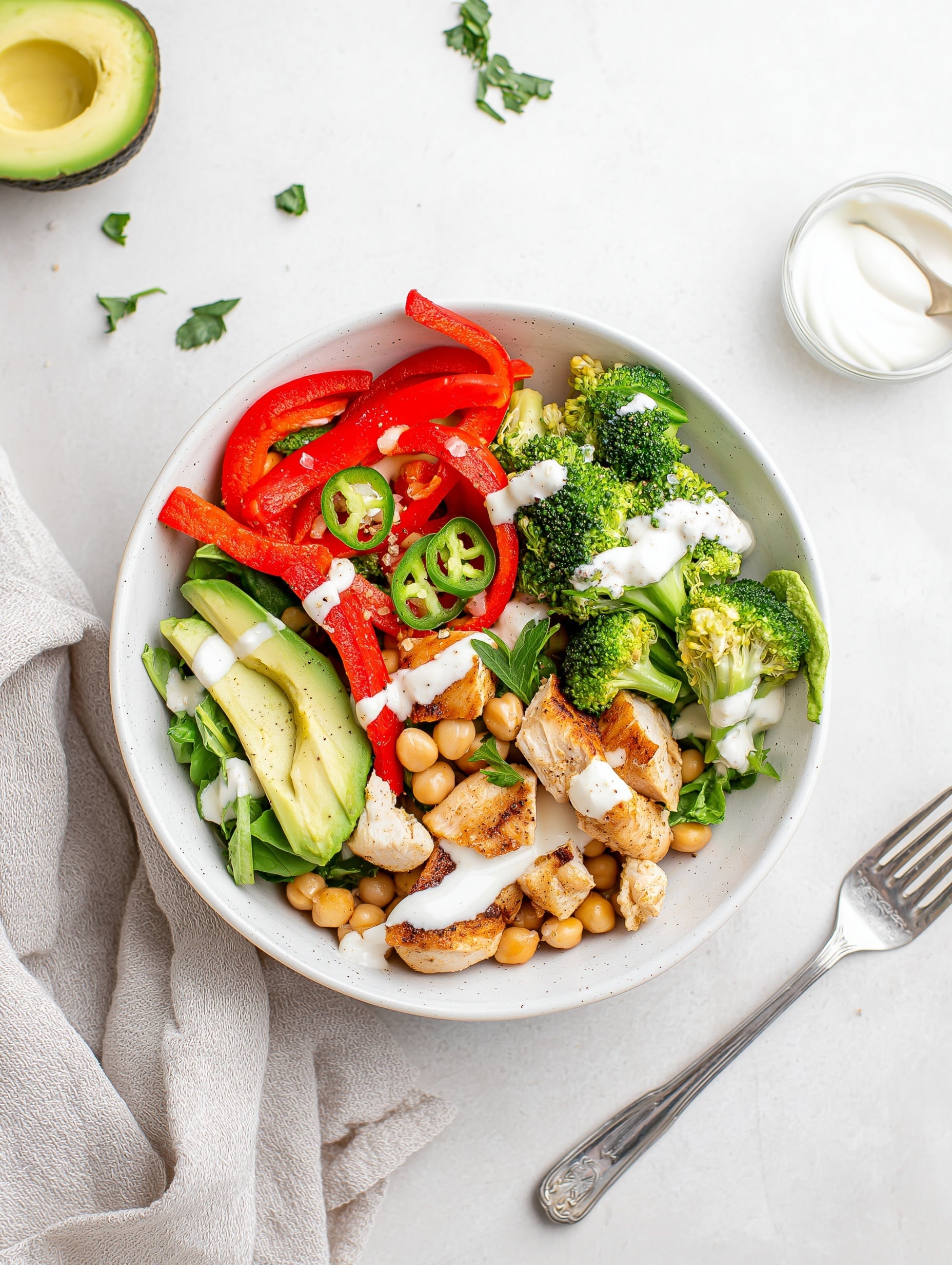 Cheesy Low-Carb Cauliflower Rice Bowl Recipe - Recipe Image