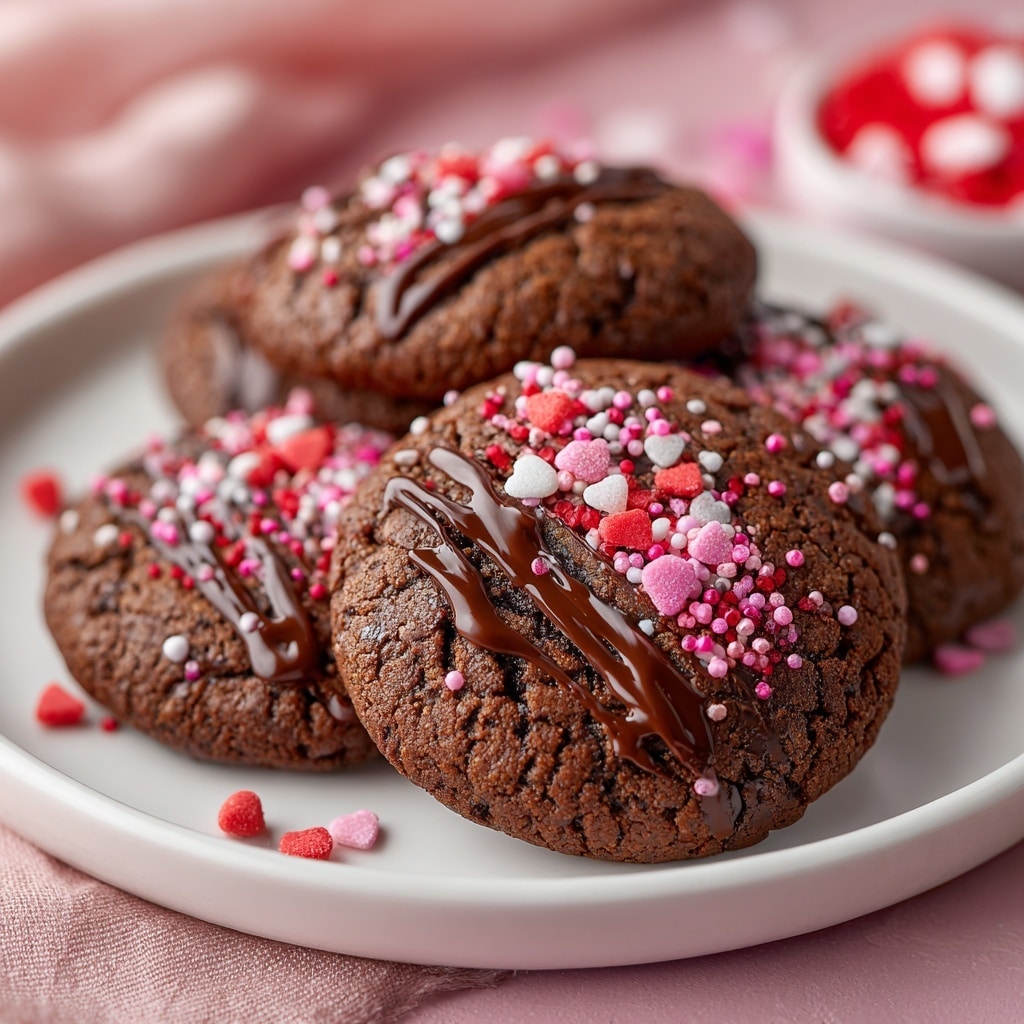 Peppermint Chocolate Cookies Recipe - Recipe Image