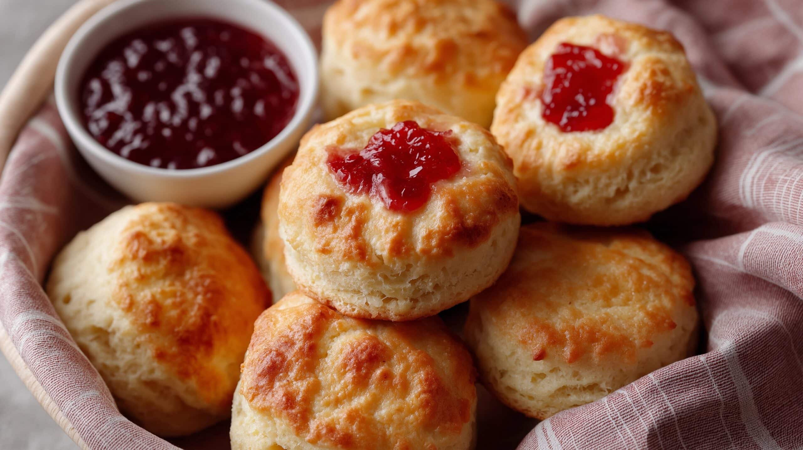 Cheesy Savory Thumbprint Cookies with Bourbon Tomato Jam Recipe - Recipe Image