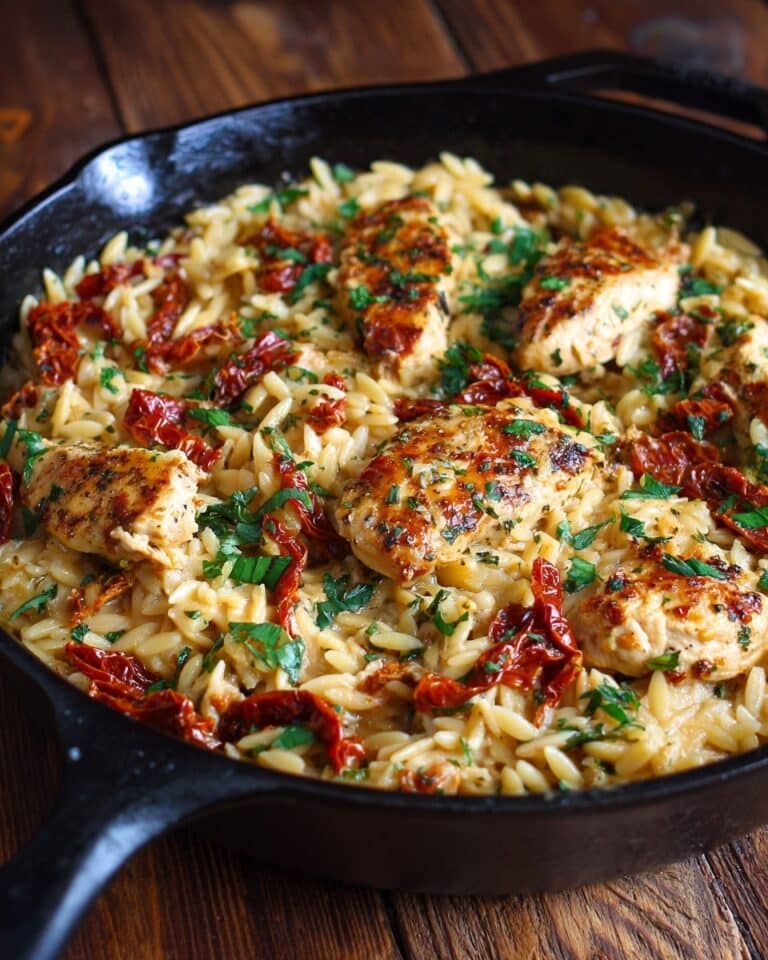 Marsala Chicken Orzo Recipe