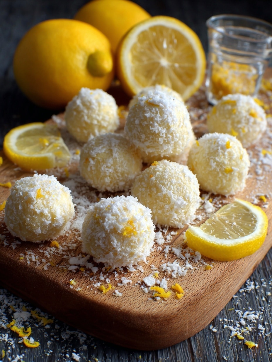 No-Bake Lemon Poppyseed Protein Balls Recipe - Recipe Image