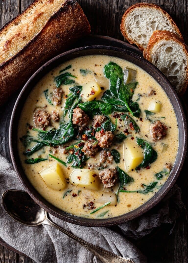 Lemony Tuscan Artichoke Soup Recipe