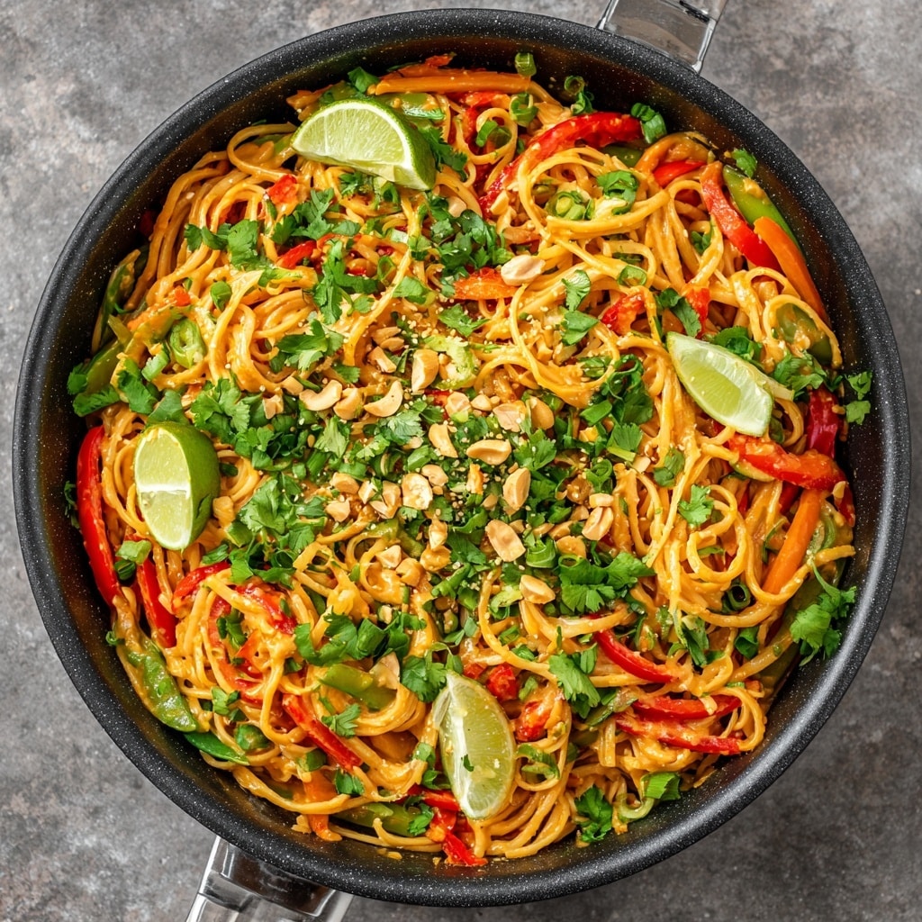 Thai Peanut Noodles Recipe - Recipe Image