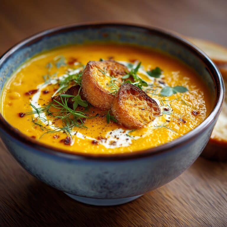 Creamy Roasted Pumpkin Soup Recipe