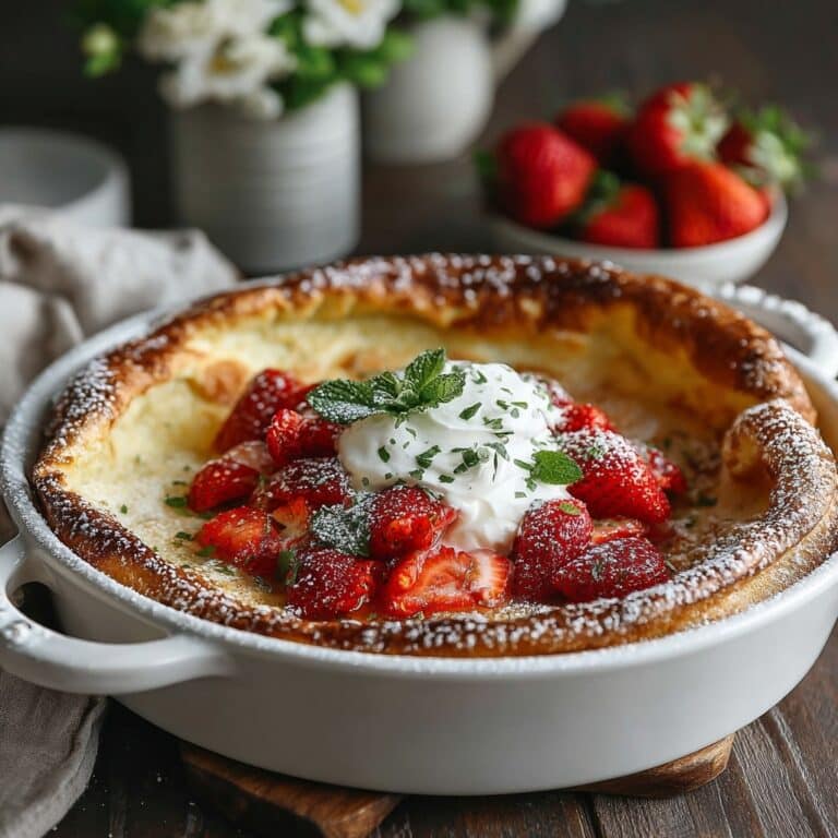 Pumpkin German Dutch Baby Pancake Recipe