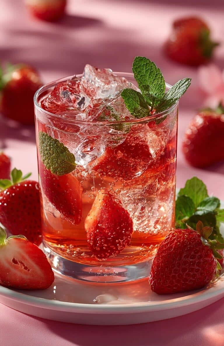 Strawberry Basil Sparkler Recipe