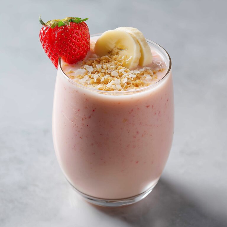 Creamy Strawberry Banana Smoothie Recipe