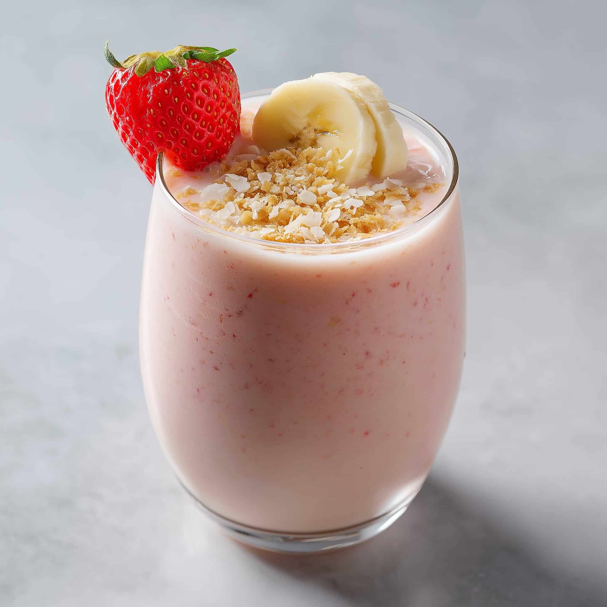 Creamy Strawberry Banana Smoothie Recipe - Recipe Image