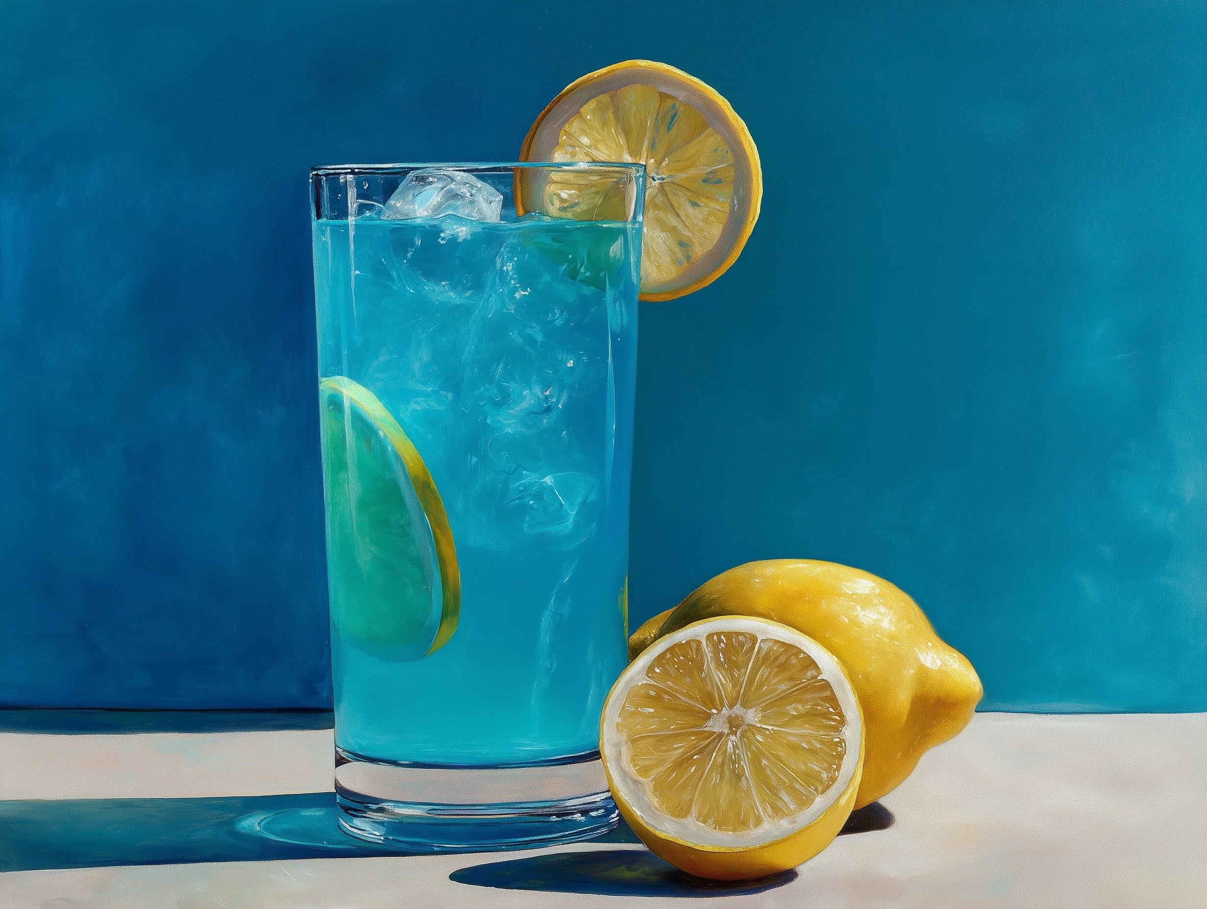 Sparkling Blue Raspberry Lemonade Recipe - Recipe Image