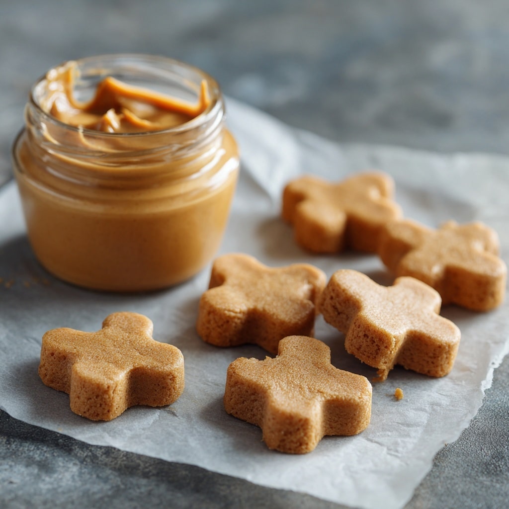 Peanut Butter Oatmeal No-Bake Dog Treats Recipe - Recipe Image