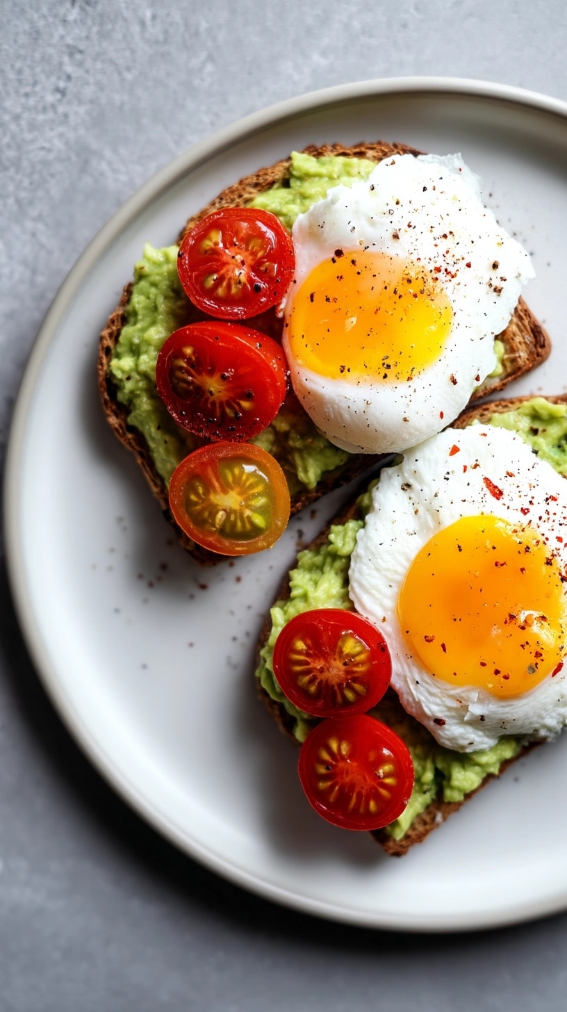 Creamy Avocado Toast with a Perfect Poached Egg Recipe - Recipe Image