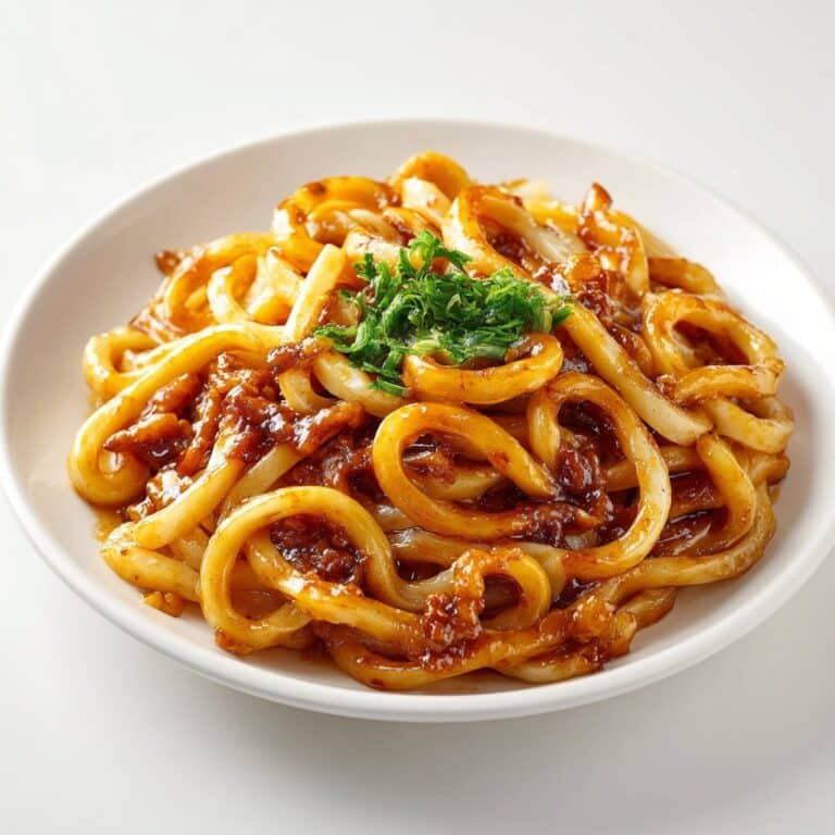 Caramelized Onion Pasta with Chili Oil Recipe