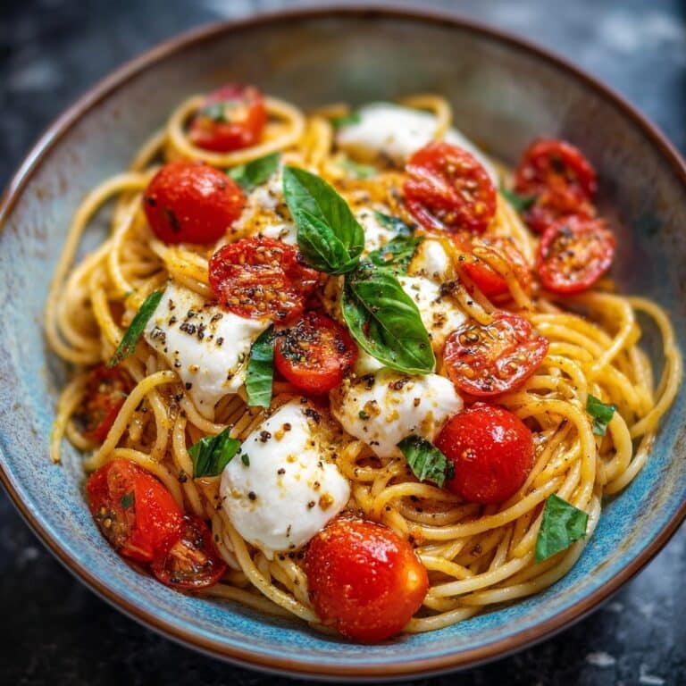 Spaghetti with Cherry Tomatoes and Parmesan Recipe