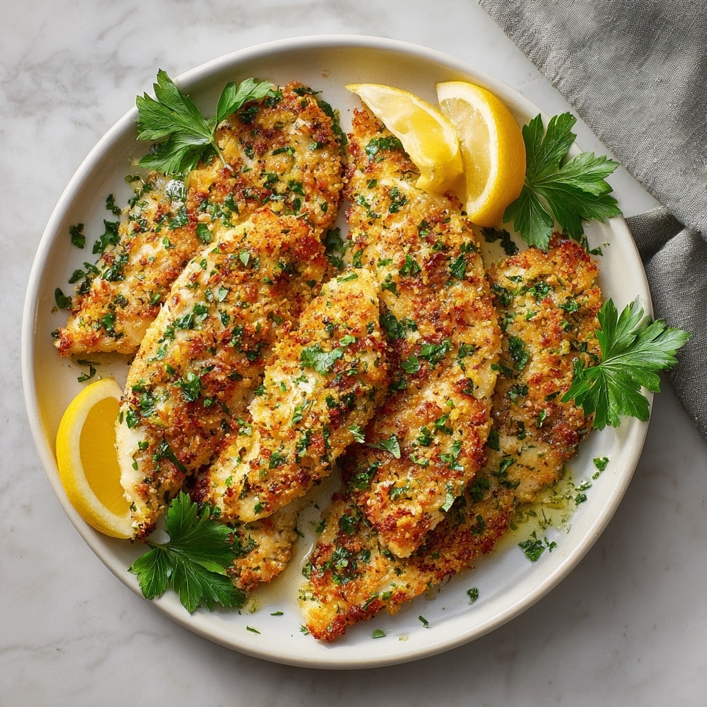 Lemon Pecorino Crusted Chicken Recipe - Recipe Image