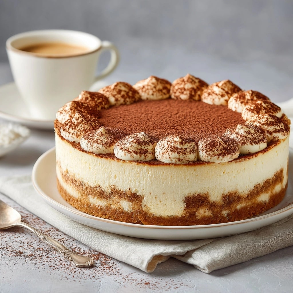 Tiramisu Cheesecake Recipe - Recipe Image