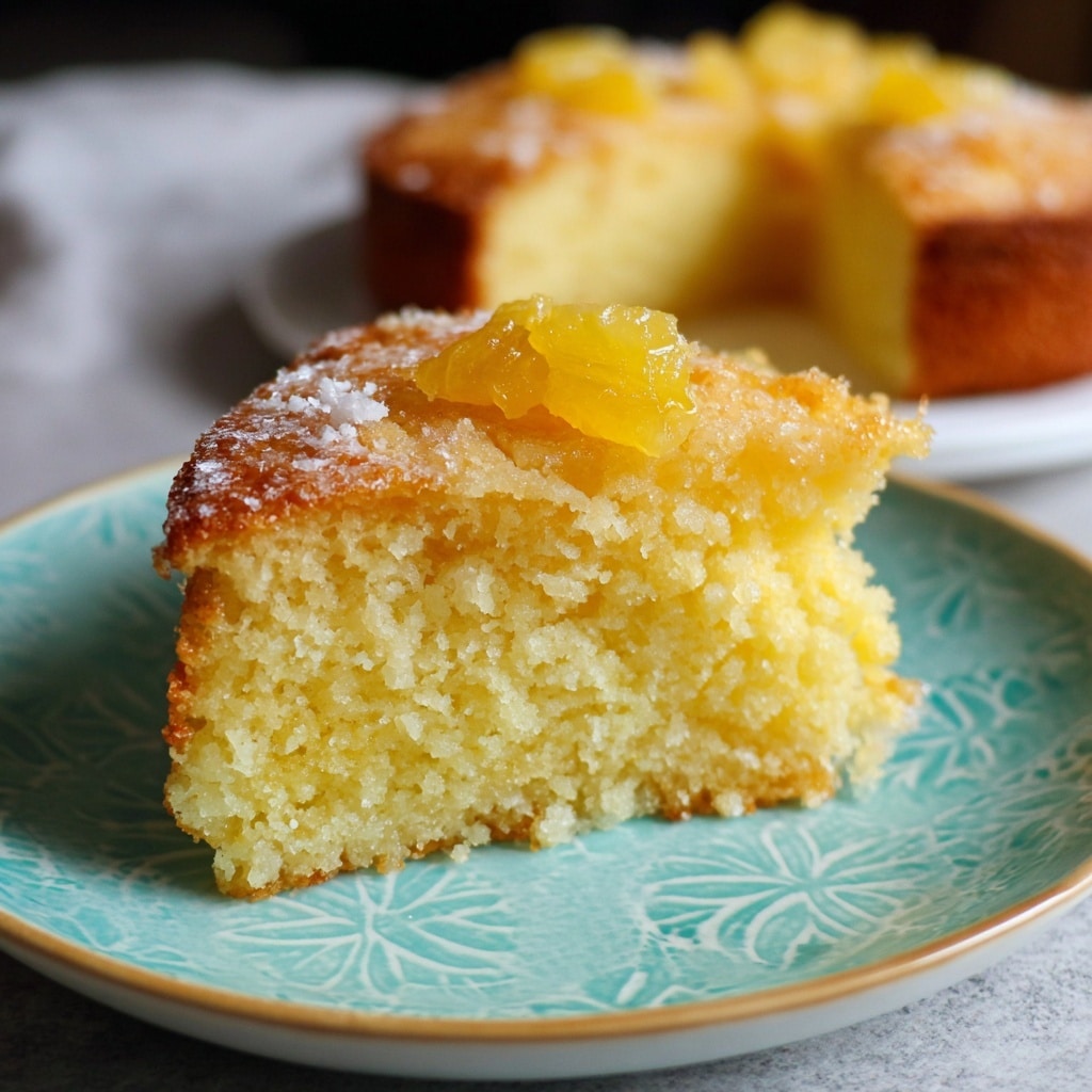 Sweet and Tangy Pineapple Cake Recipe - Recipe Image