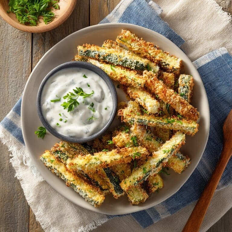 Crispy Baked Parmesan Zucchini Fries Recipe